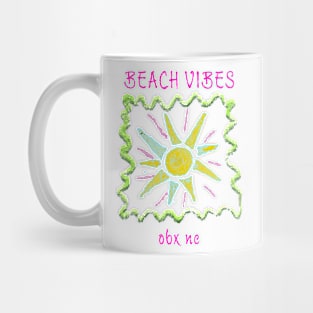 Beach Vibes OBX Outer Banks NC Mug